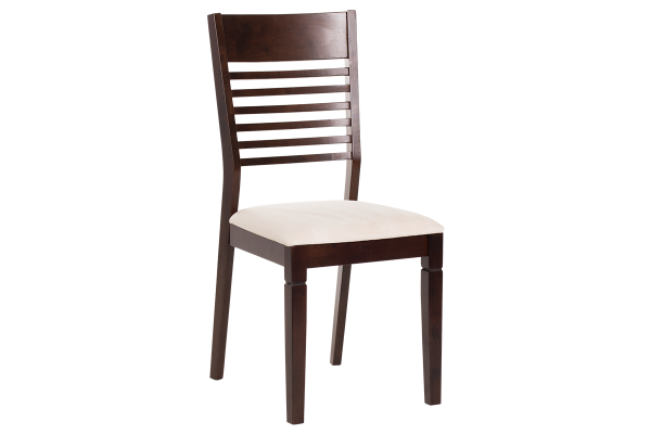 Трапезен стол PAOLA - какао / слонова кост