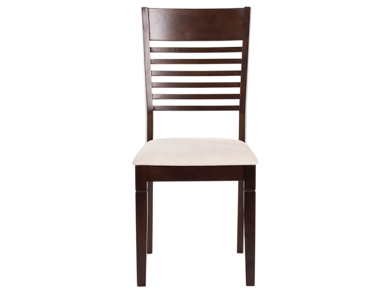 Трапезен стол PAOLA - какао / слонова кост -