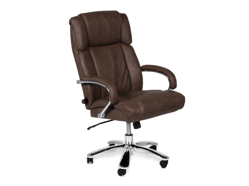 Президентски офис стол Carmen 6200 - кафяв -