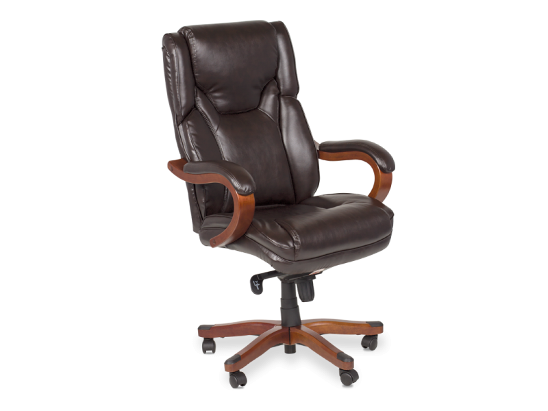 Президентски офис стол Carmen 6400 - тъмен шоколад -