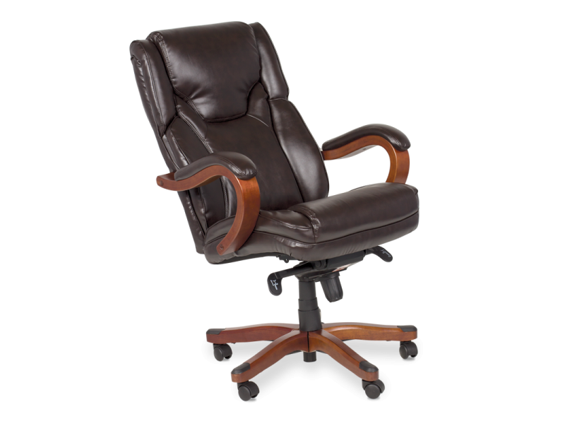 Президентски офис стол Carmen 6400 - тъмен шоколад -