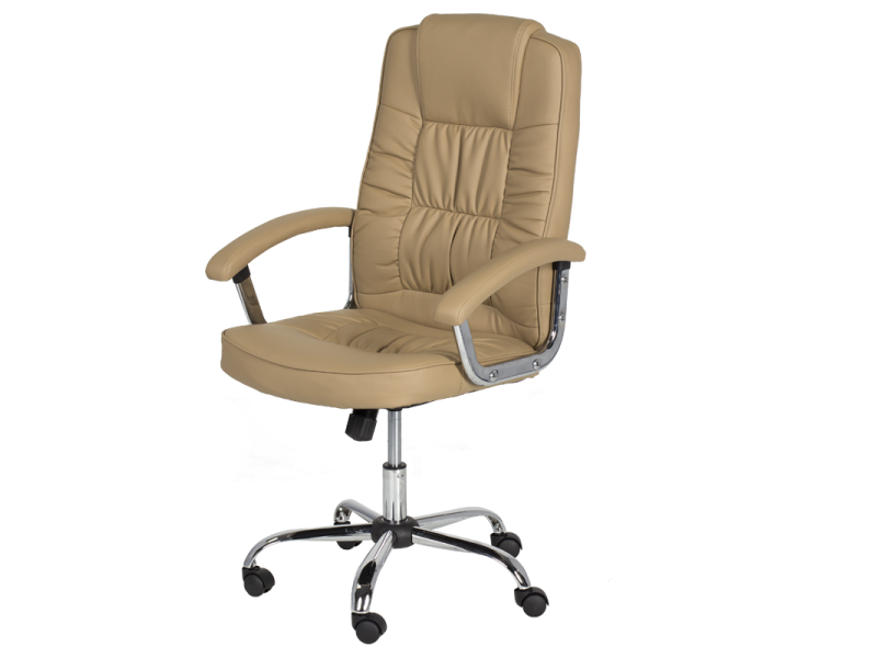 Президентски офис стол Carmen 6081 - бежов -