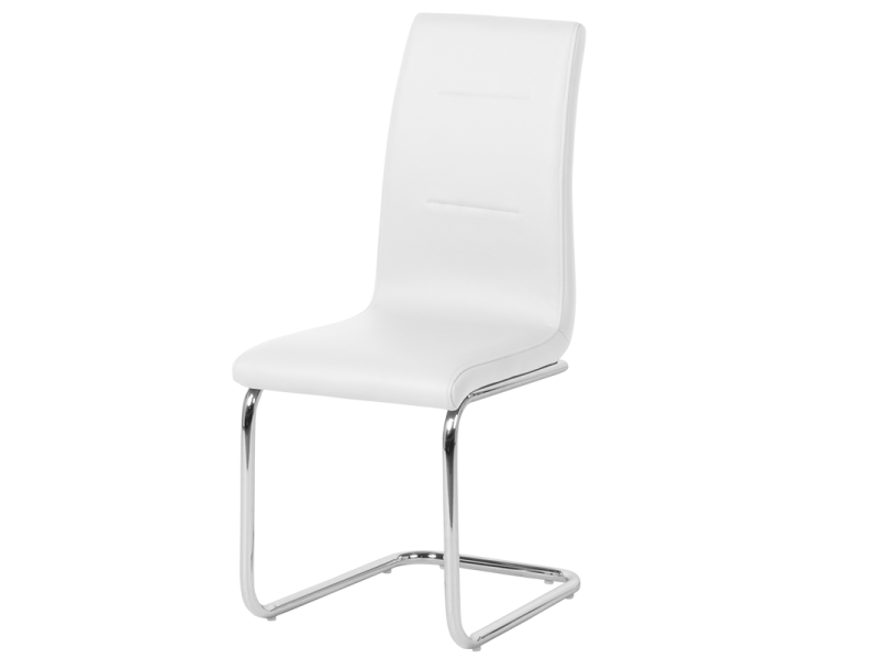 Трапезен стол Carmen 371 - бял -