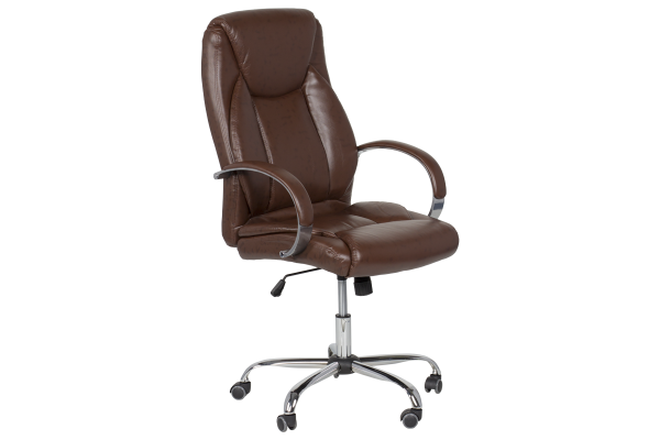 Президентски офис стол Carmen 6501 - искрящо кафяво