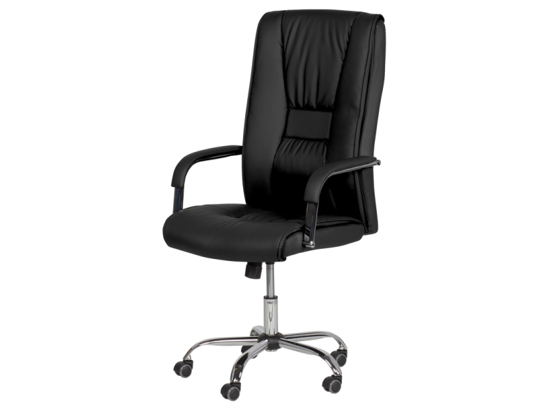 Президентски офис стол Carmen 6500 - черен LUX -