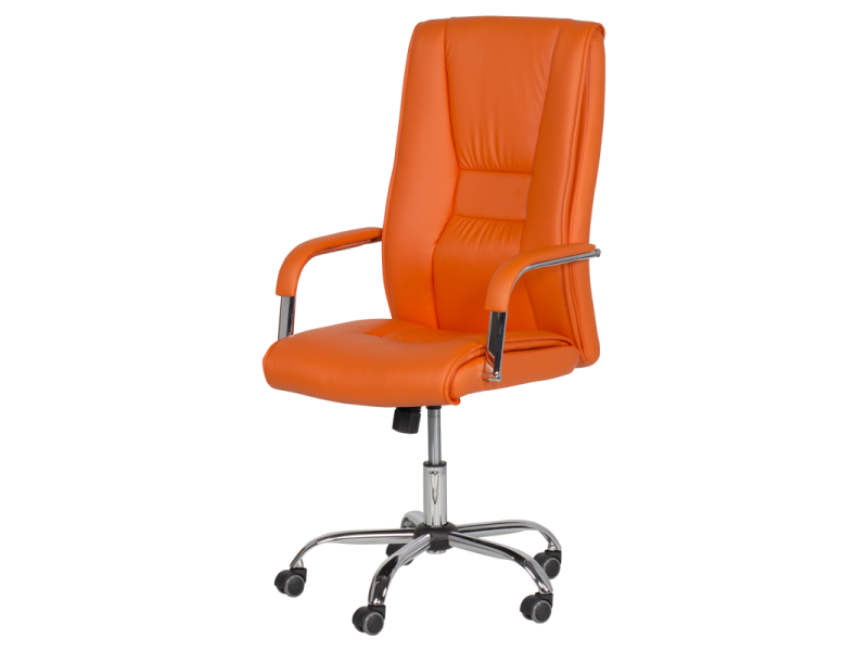 Президентски офис стол Carmen 6500 - оранжев -