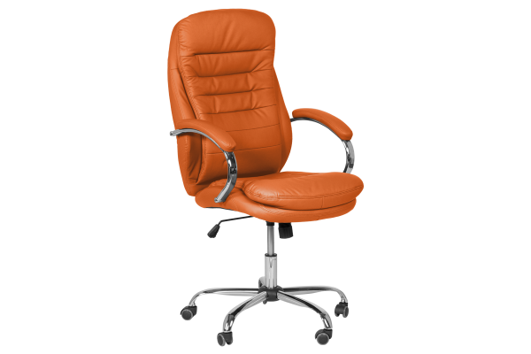 Президентски офис стол Carmen 6113 - оранжев