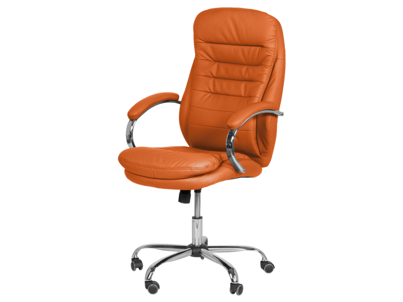 Президентски офис стол Carmen 6113 - оранжев -