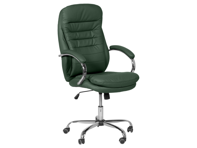 Президентски офис стол Carmen 6113 - маслено зелен -