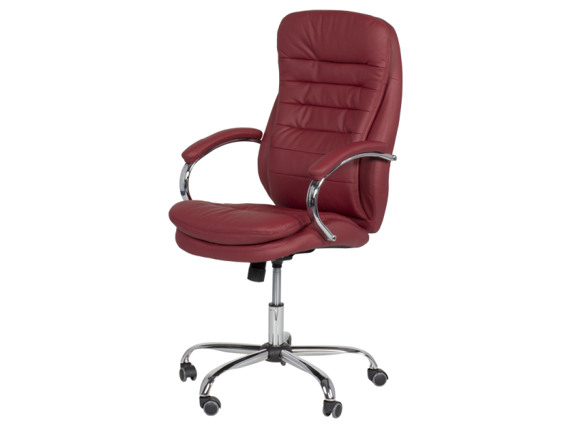 Президентски офис стол Carmen 6113 - вишна -