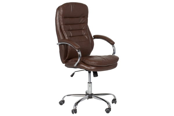 Президентски офис стол Carmen 6113 - искрящо кафяв