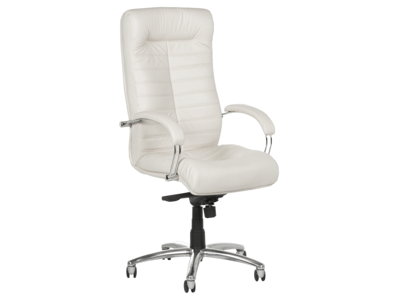 Президентски офис стол Orion - бял LUX -