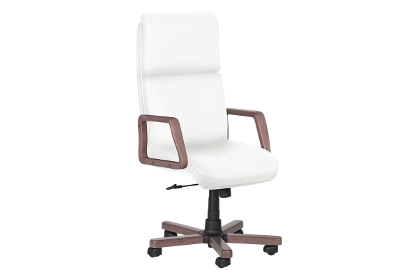 Президентски офис стол Texas - бял LUX