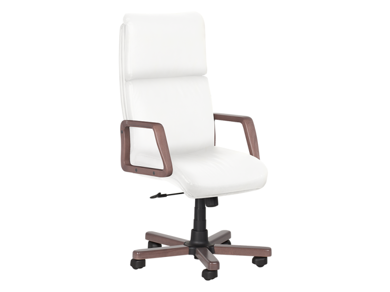 Президентски офис стол Texas - бял LUX -