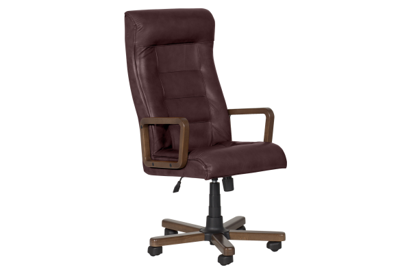 Президентски офис стол Royal wood - бордо LUX