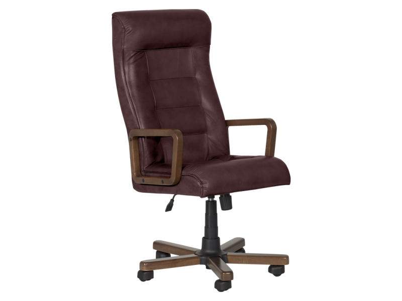 Президентски офис стол Royal wood - бордо LUX -