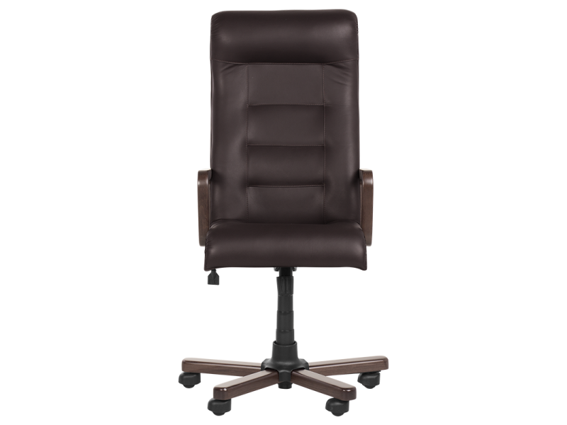 Президентски офис стол Royal wood - тъмно кафяв LUX -