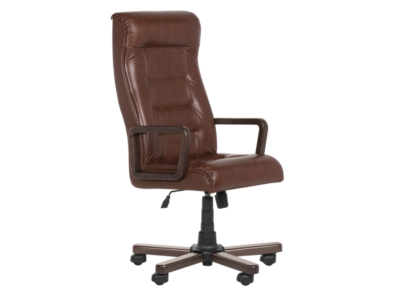 Президентски офис стол Royal wood - кафяв LUX -