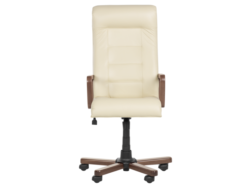 Президентски офис стол Royal wood - крем LUX -