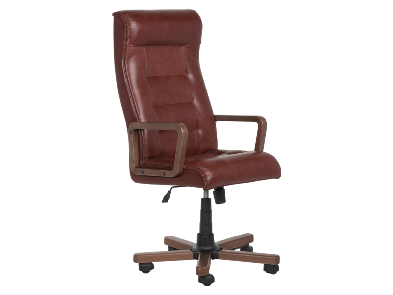 Президентски офис стол Royal wood - табак LUX -