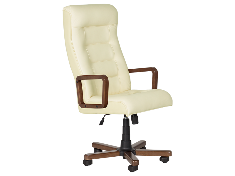 Президентски офис стол Royal wood - ванилия LUX -