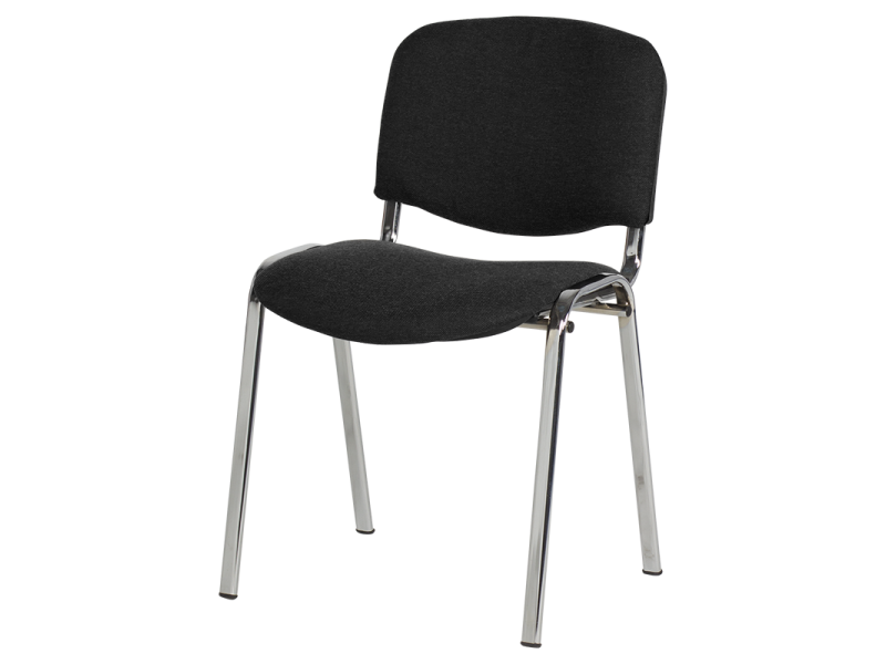 Посетителски стол Carmen 1135 LUX - черен -