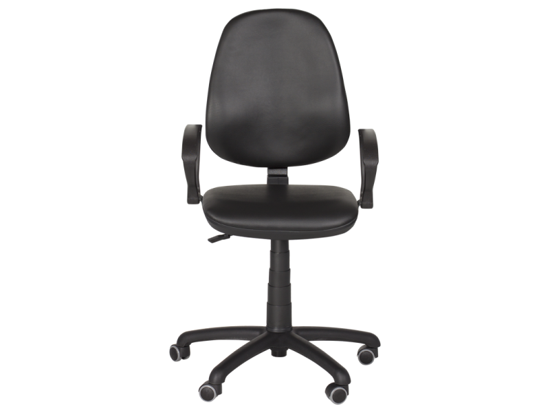 Офис стол Polo (с подлакътници) - черен -