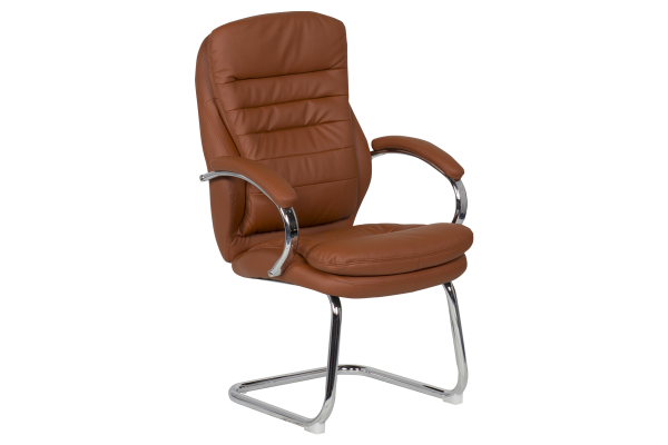 Посетителски стол Carmen 6154 - тъмно оранжев