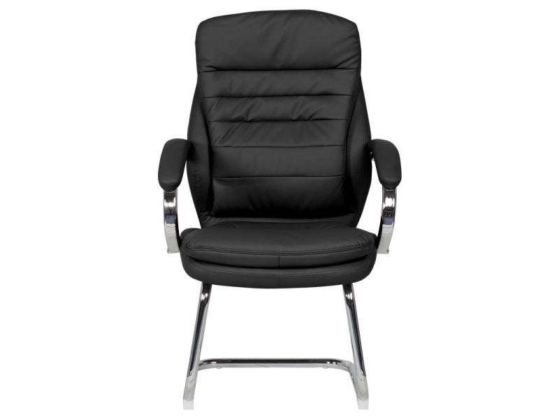 Посетителски стол Carmen 6154 - черен -