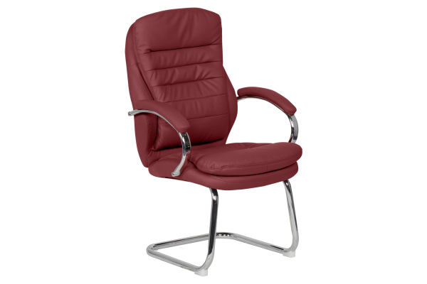 Посетителски стол Carmen 6154 - вишна