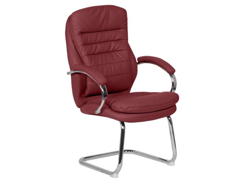 Посетителски стол Carmen 6154 - вишна -