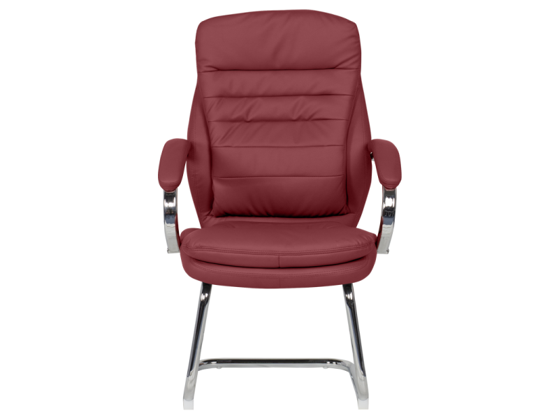 Посетителски стол Carmen 6154 - вишна -