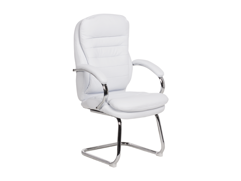 Посетителски стол Carmen 6154 - бял -