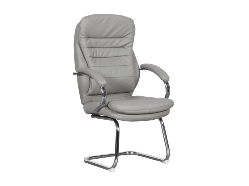 Посетителски стол Carmen 6154 - сив -