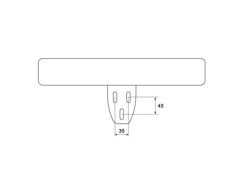 Подлакътник за стол 6012 - ляв -