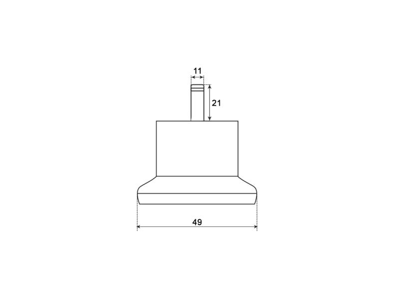 Тапи за статичност - черни -
