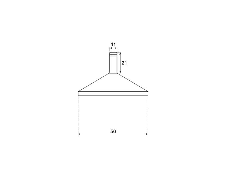 Тапи за статичност - хромирани -