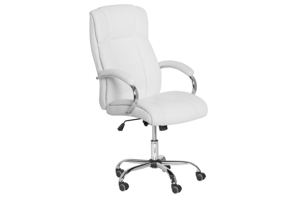 Президентски офис стол Carmen 6506 - бял