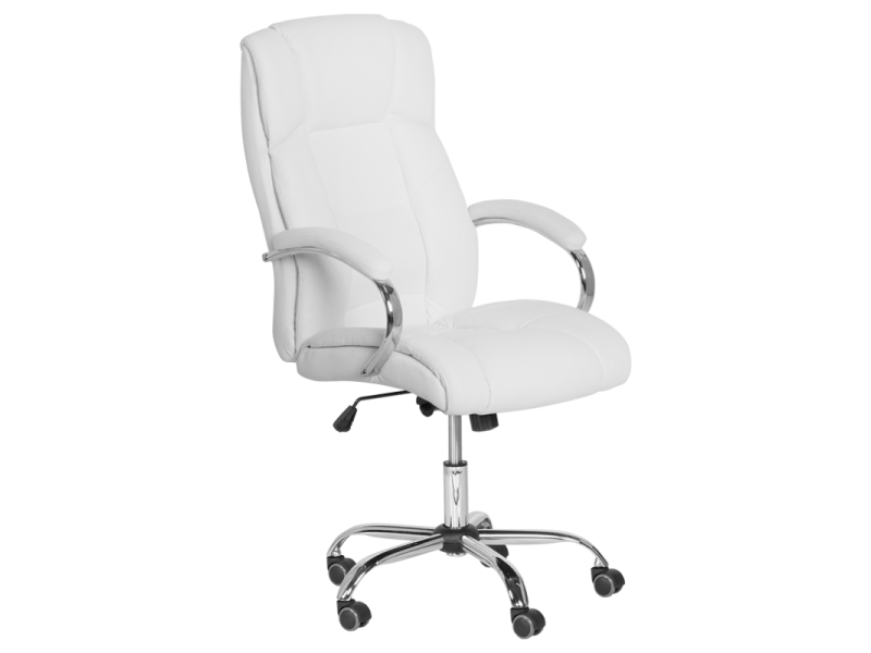 Президентски офис стол Carmen 6506 - бял -