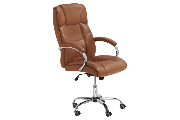 Президентски офис стол Carmen 6506 - светлокафяв