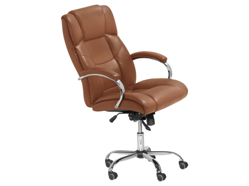 Президентски офис стол Carmen 6506 - светлокафяв -