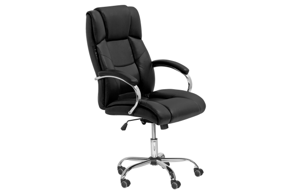 Президентски офис стол Carmen 6506 - черен LUX