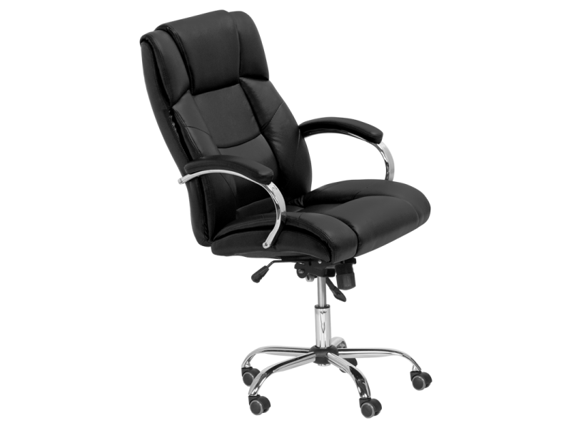 Президентски офис стол Carmen 6506 - черен LUX -