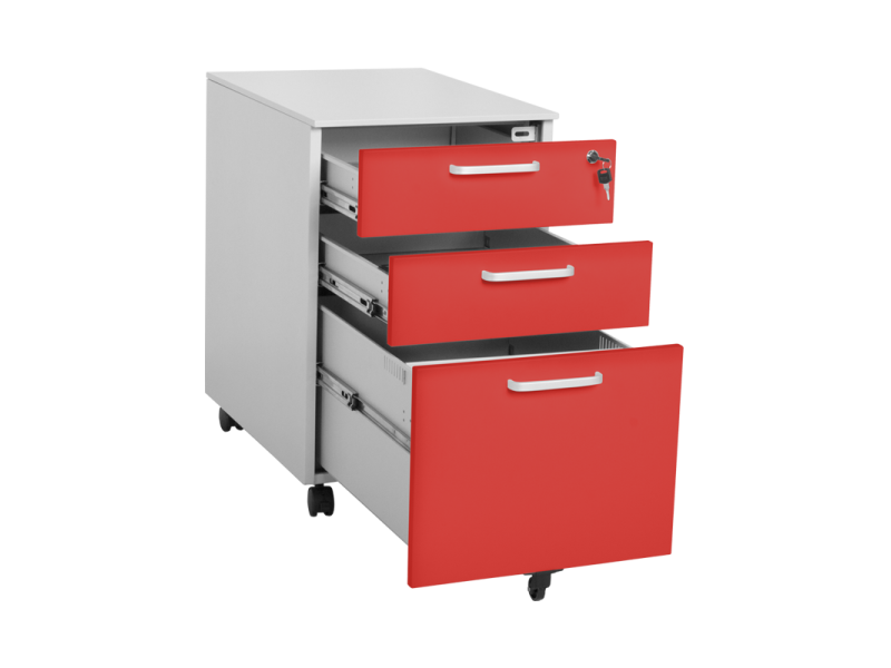 Офис контейнер Carmen CR-1273 L SAND - червен -