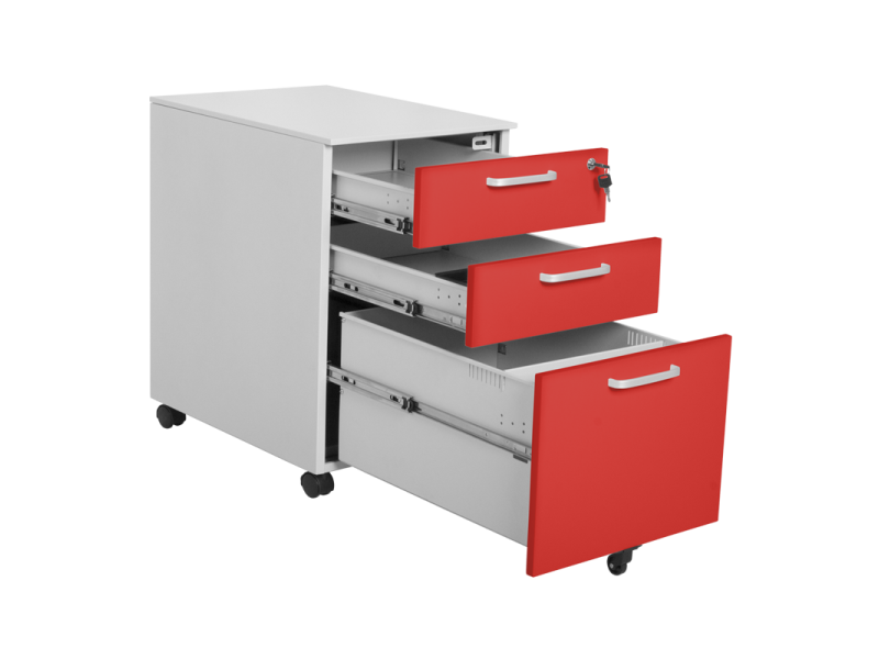 Офис контейнер Carmen CR-1273 L SAND - червен -