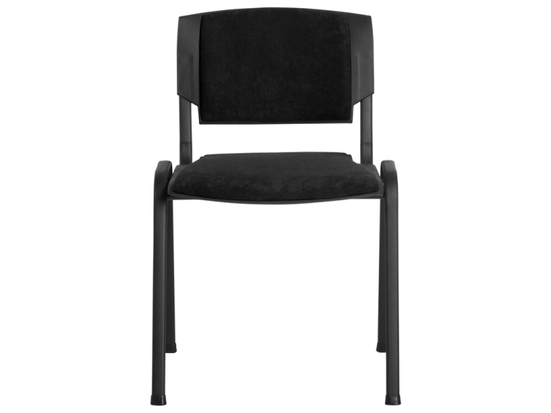 Посетителски стол PRIZMA LUX - черен -