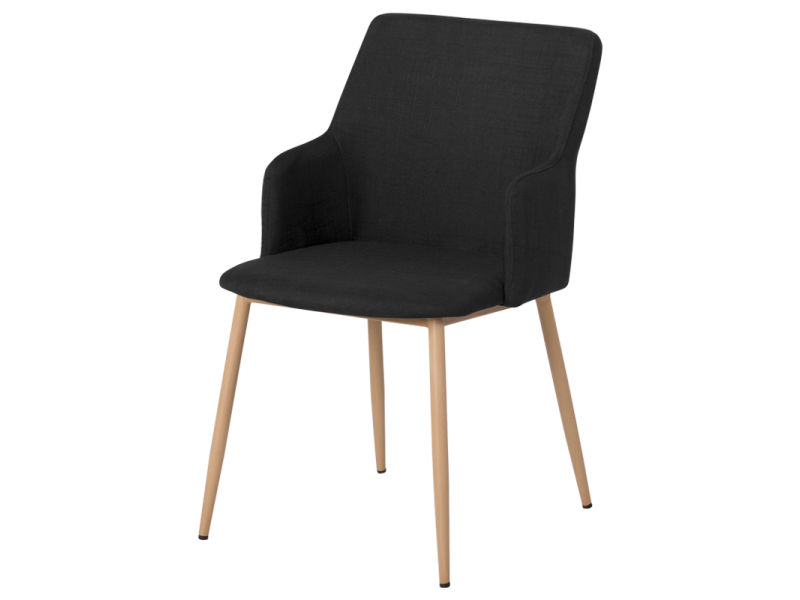 Трапезен стол Carmen 512 - черен -