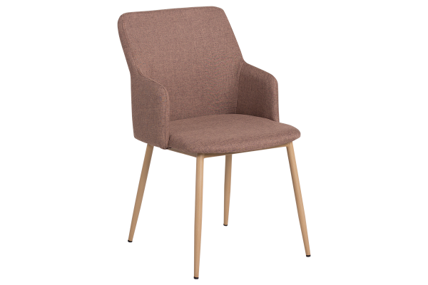 Трапезен стол Carmen 512 - кафяв