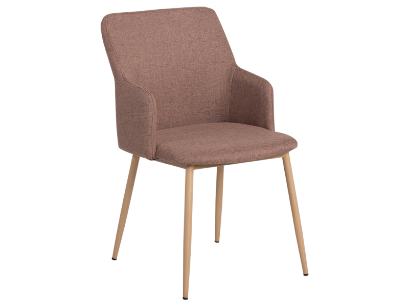 Трапезен стол Carmen 512 - кафяв -