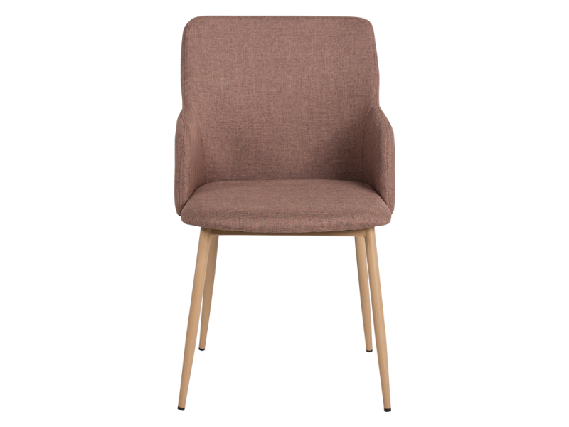 Трапезен стол Carmen 512 - кафяв -